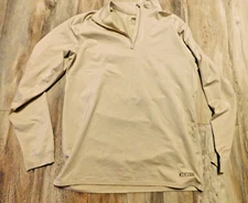 XGO MENS PHASE 4 UPF 50+ ZIP MOCK ACCLIMATE DRY HEAVY WEIGHT FLEECE SIZE L NEW