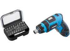 Mini avvitatore a batteria litio ricaricabile cacciavite elettrico + set inserti