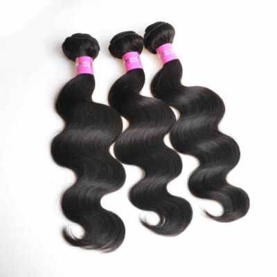 1/2/3/4/5 KONVOLUT BRASILIANISCHES REINES MENSCHLICHES HAAR NATÜRLICHE FARBE BODYWAVE 12A SCHNELLER VERSAND