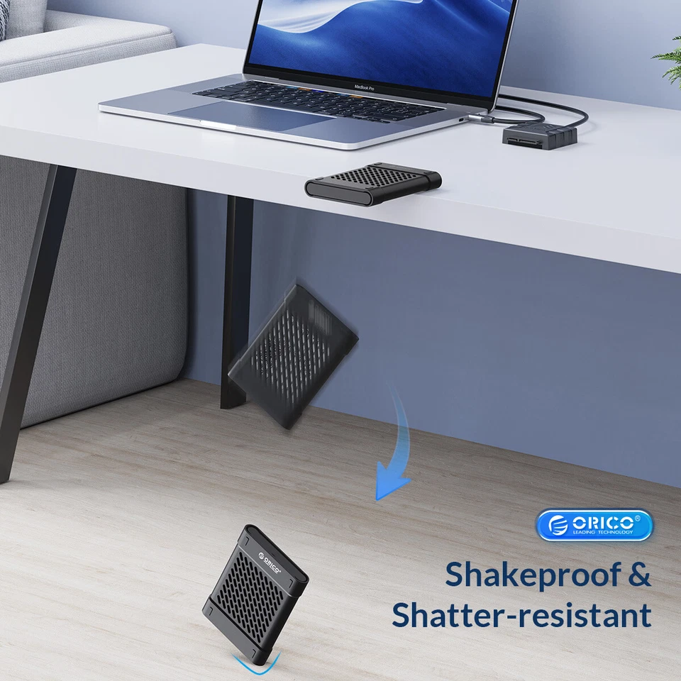 ORICO Pack of 5 Hard Drive Silicone Case 2.5 inch HDD Storage Bag for WD Seagate - Image 3 of 4