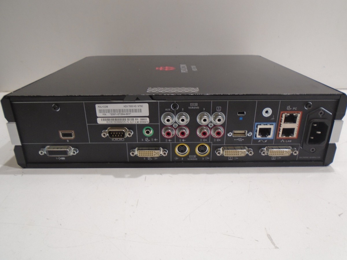 POLYCOM HDX 7000 HD NTSC VIDEO CONFERENCING SYSTEM | eBay