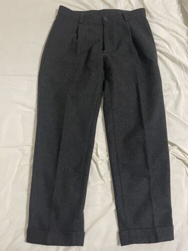 Beams Plus Japan Mens Trousers M Wool Pleated - Picture 1 of 3