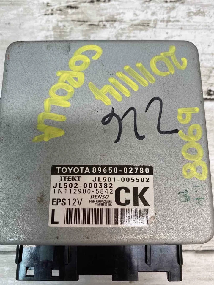 Toyota Corolla 2014 2015 módulo de control de dirección asistida OEM 8965002780 Foto 3 de 4