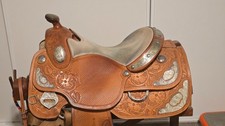 Western show saddle - Matt Ferguson - 15.5in 