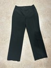 Style & Co Stretch Dress Pants Trousers Slacks Black Pinstripe Size 6 P — photo 1