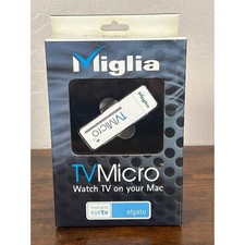 Miglia TVMicro USB 2.0 Analogue TV Stick for Mac Elgato EyeTV TVM04 Remote Boxed