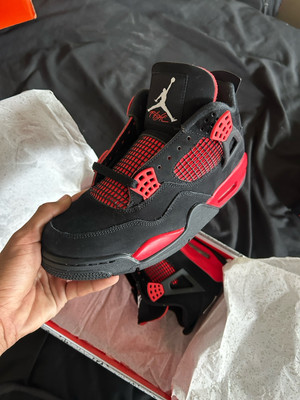 Size 9 - Jordan 4 Retro Red Thunder