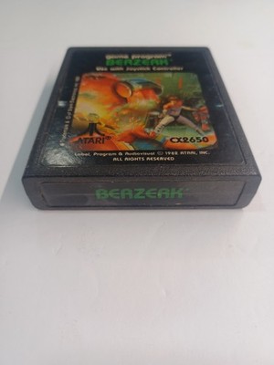 Atari Bezerk Video Gamefor 2600 Tested and Working Cartridge Only