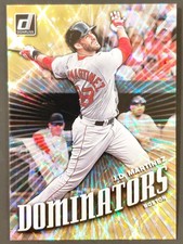 2019 Panini Donruss Dominators JD Martinez #D2 Gold /99