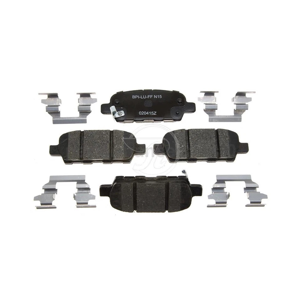 Juego de pastillas de freno de disco delanteras traseras rotor de freno de disco para INFINITI EX35 2008-2010 Foto 3 de 4