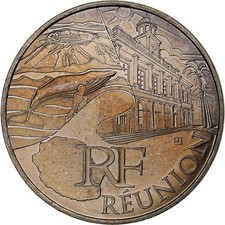 [#1309075] France, 10 Euro, Réunion, 2011, Pessac, Silver, MS