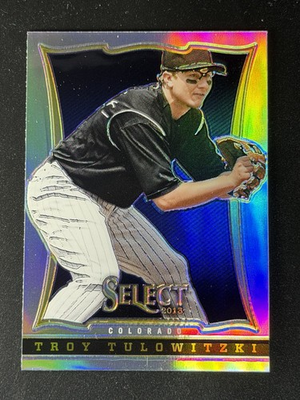 #ad #ad 2013 Panini Select Troy Tulowitzki #55 Silver Prizm $0.99