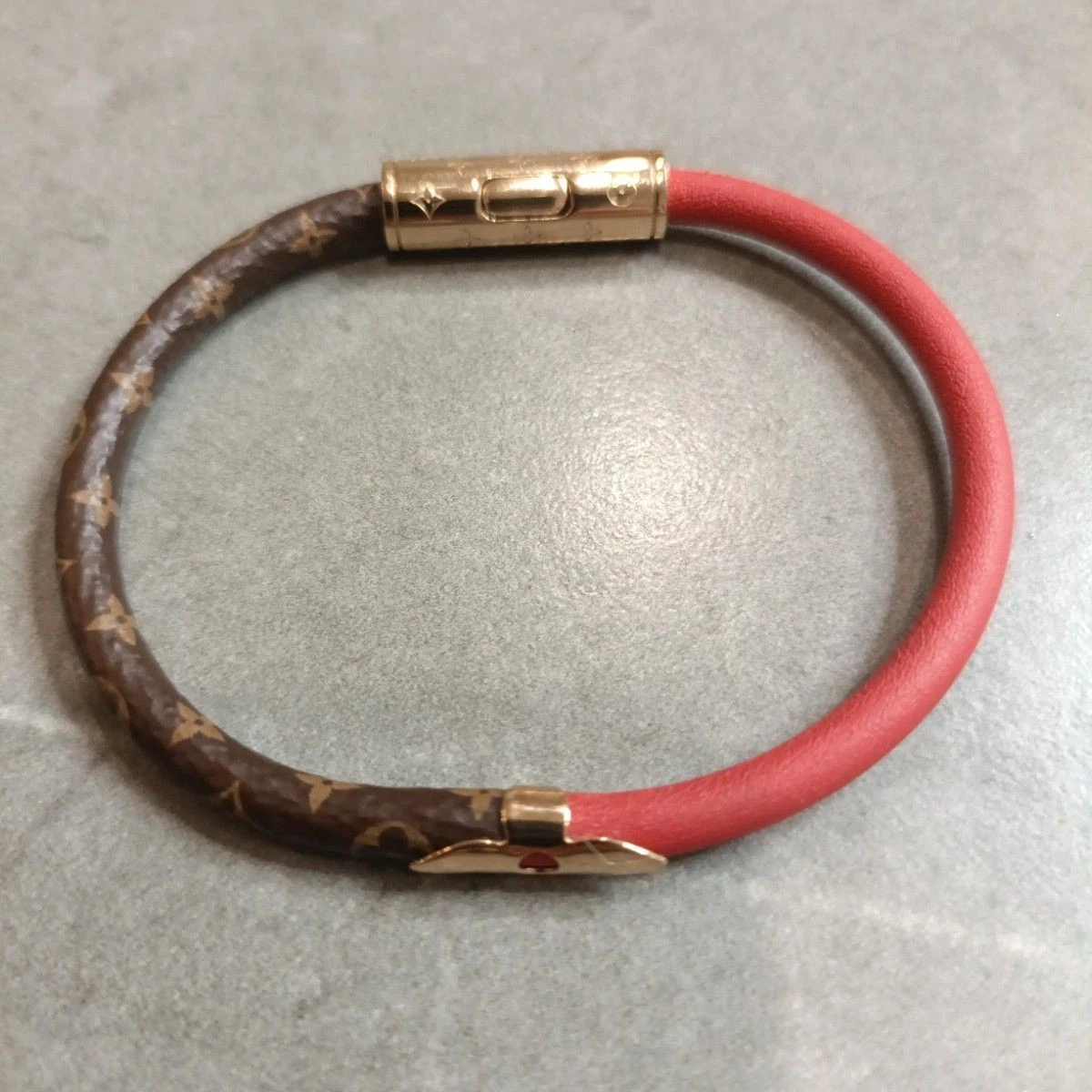 Louis Vuitton Leather Red Fashion Bracelets for sale | eBay