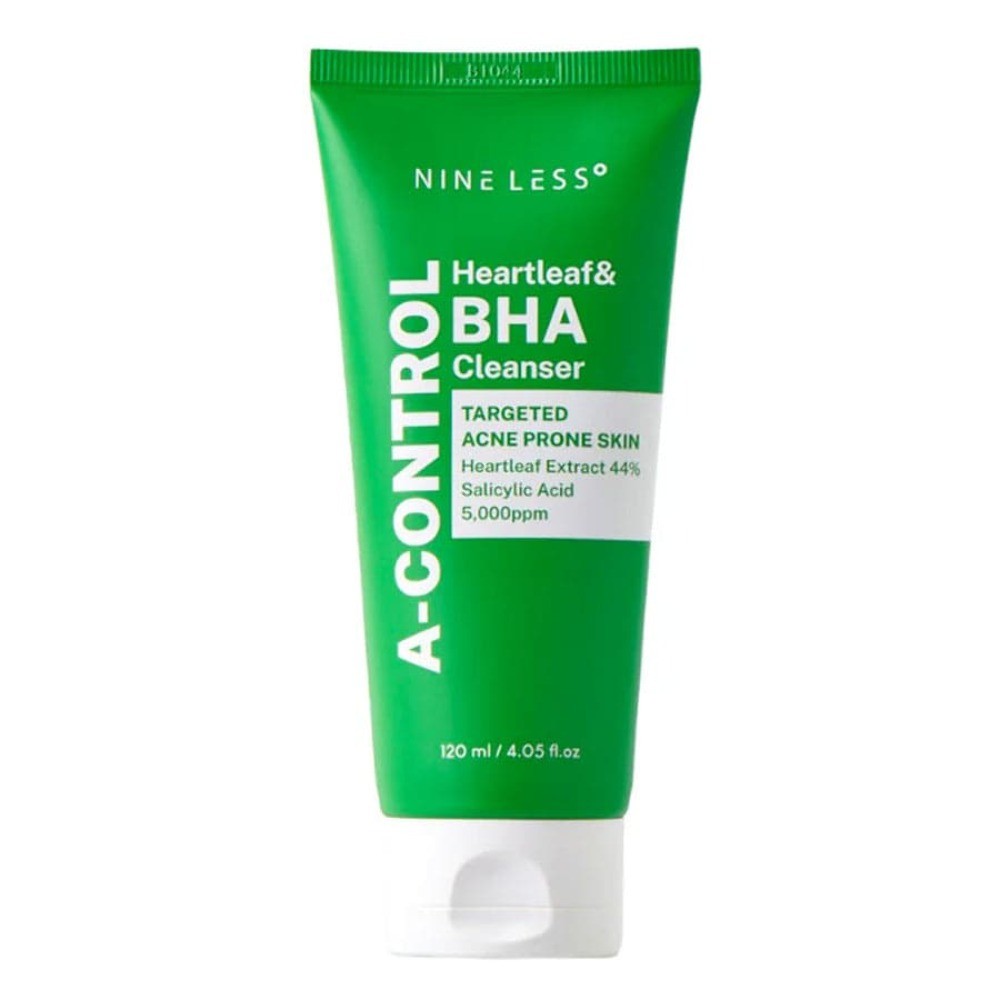 NINELESS A-Control Heartleaf & BHA Cleanser 120ml - AUTHENTIC Korean Skincare