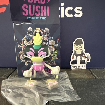 Bad Sushi 3 inch Vinyl Collectible Superplastic Figure - Maki Minaj Roll Art Toy