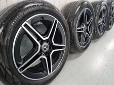 Genuine MERCEDES 19” AMG Alloy Wheels And Tyres A2474011500 GLA GLB Mint Black
