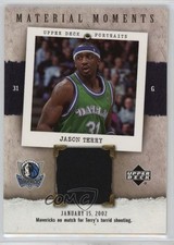 2005-06 Upper Deck Portraits Material Moments Jason Terry #MM-JA 09is