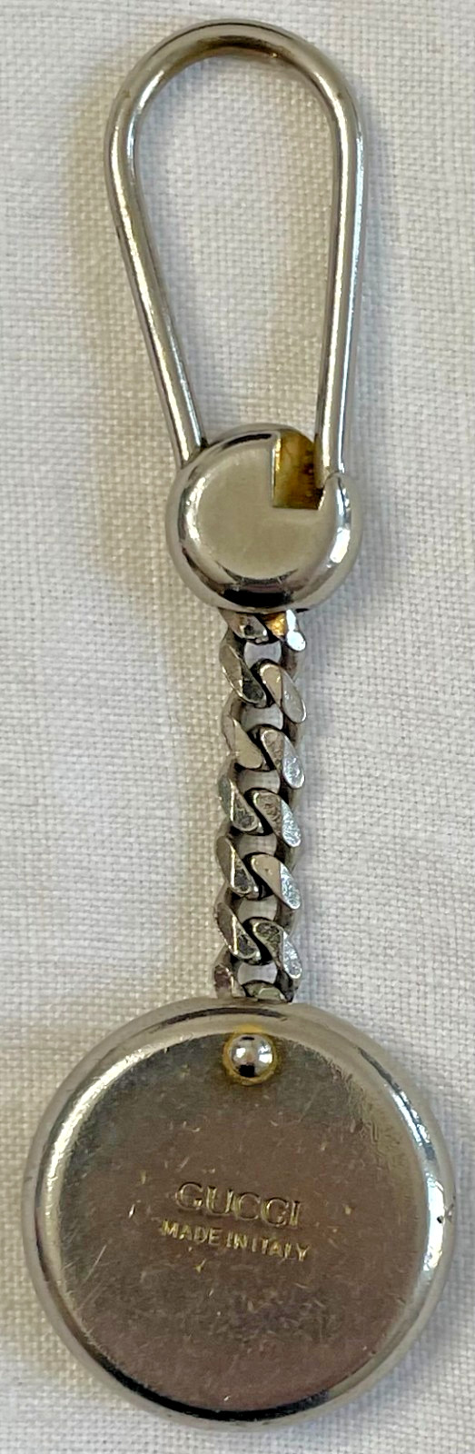 GUCCI 80's Key ring chain Interlocking Double G L… - image 2