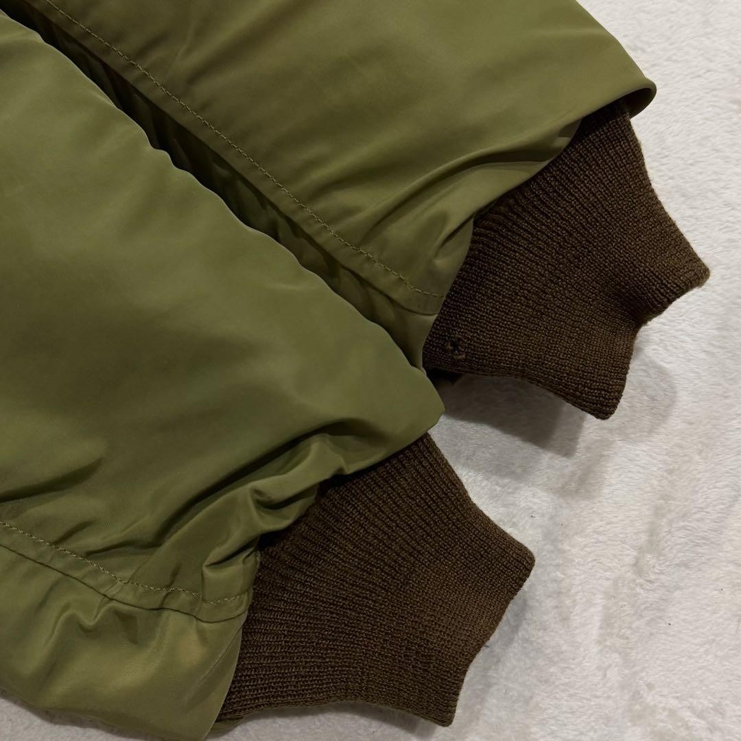 Buzz Ricksons B-15B Flight Jacket Collar Boa Khak… - image 15