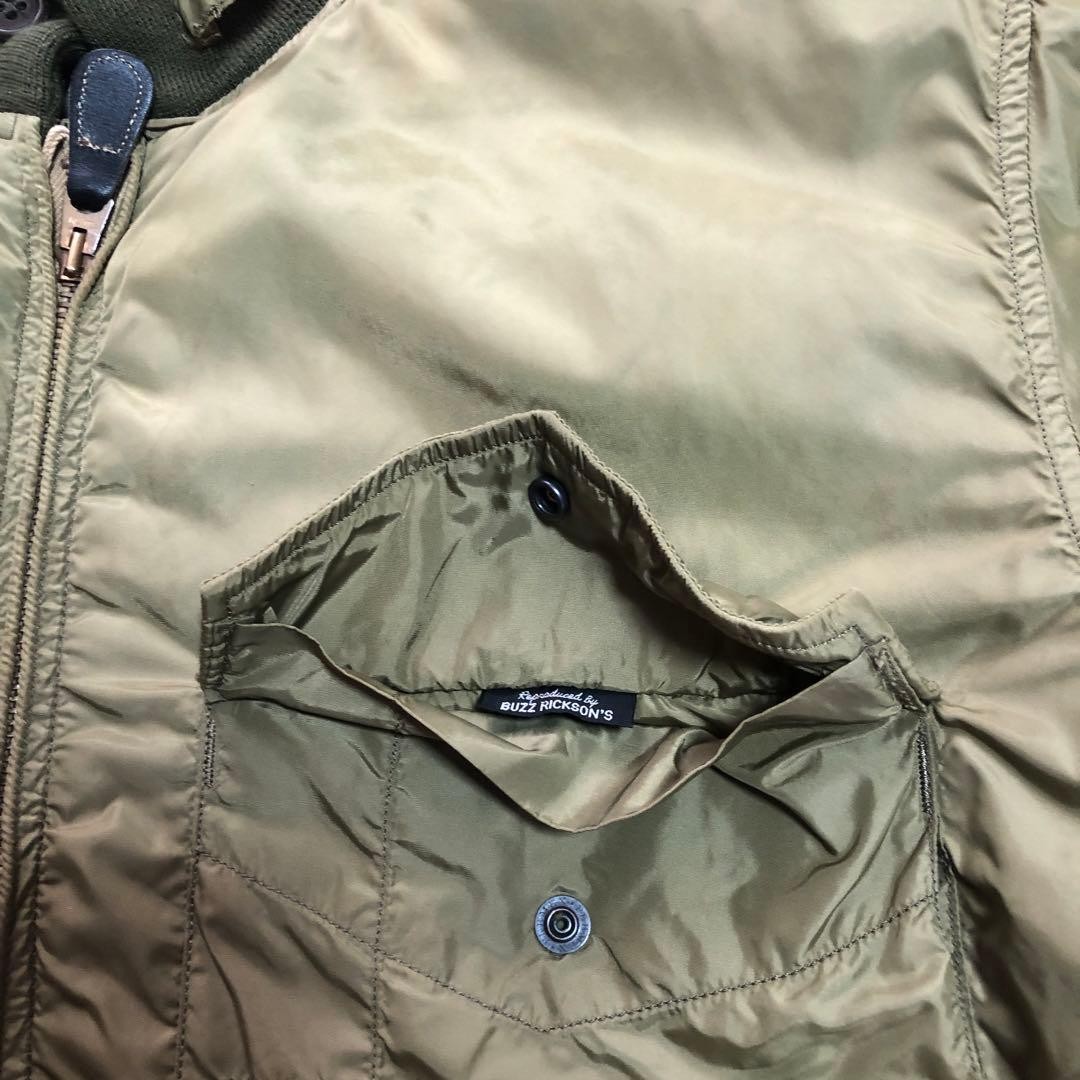 BUZZ RICKSON'S WEP flight nylon Jacket Blouson Me… - image 6