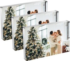 Acrylic Magnetic Photo Frame, 3x5 Inch Double-sided inches, 1