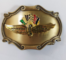 Vintage Indianapolis 500 Memorabilia Lot Tickets Pins Belt Buckle Indy Racing