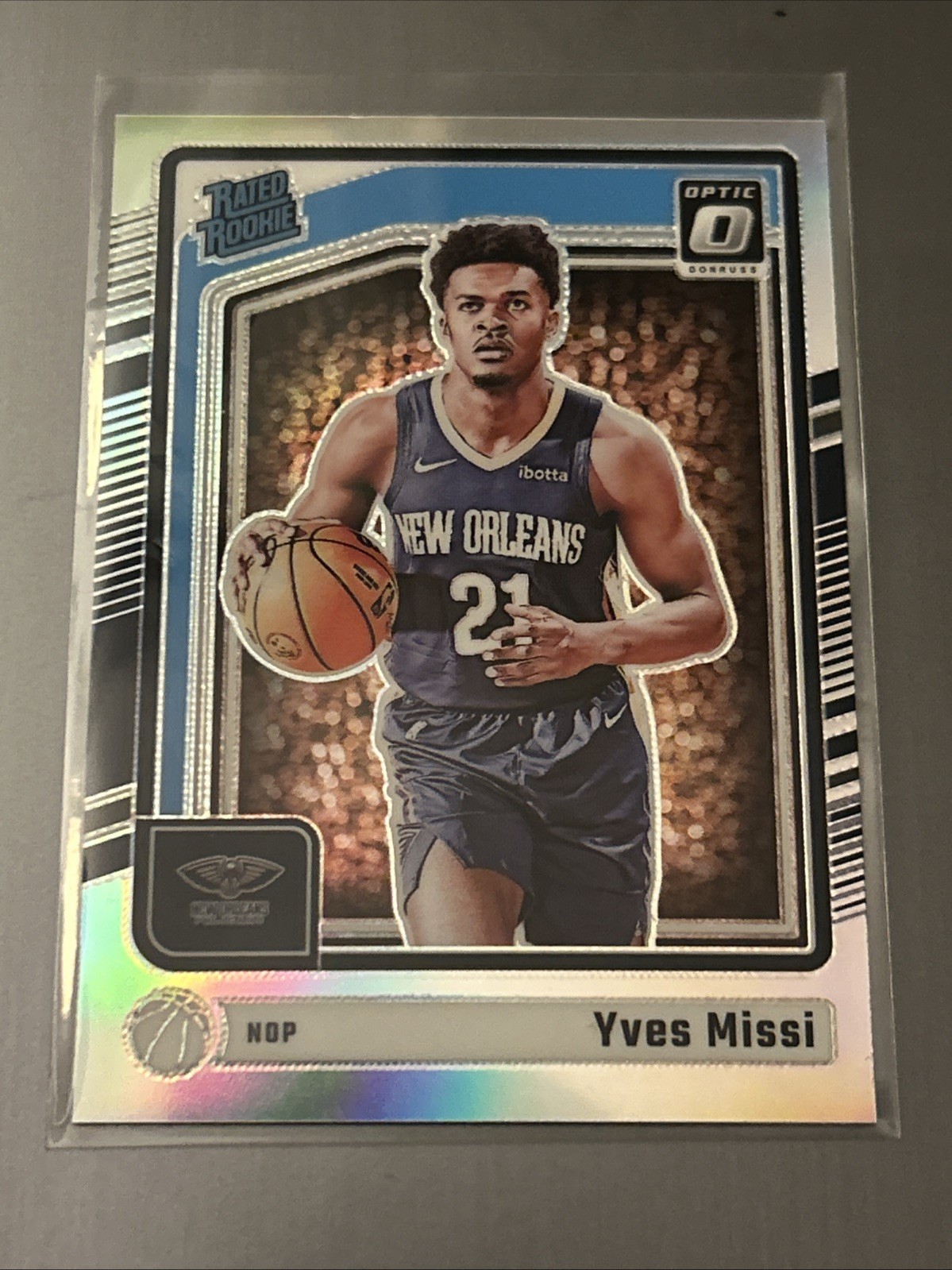 2024-25 Donruss Optic Silver Holo Yves Missi #265 Rated Rookie