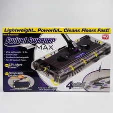 Swivel Sweeper Cordless Max | AS SEEN ON TV | Cordless Rechargeable 4 Quad Tech