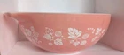 Pyrex Pink Gooseberry Cinderella Large Mixing Bowl 4qt Retro Vintage 1960's EUC