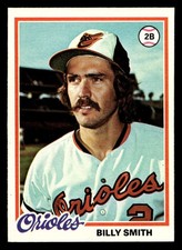 1978 Topps #666 Billy Smith Near Mint+ RC Rookie Orioles