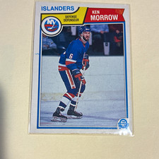 O-Pee-Chee 1983-84 Base Set #13 Ken Morrow New York Islanders Card