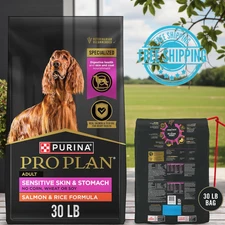 Purina Pro Plan Sensitive Skin & Stomach Salmon & Rice Adult Dry Dog Food