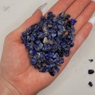 50g Sodalite Crystal Chips, Small Natural Gemstone Polished Stones - Bulk Lot