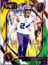 2024 Panini Select #234 Camryn Bynum Green & Yellow Prizm Shock