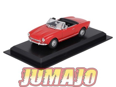 AME16 VOITURE 1/43 AMERCOM : Fiat 124 Sport Spyder - 1967 Blister abimé