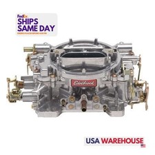 Edelbrock 9905 One Silver Reman. 600cfm Carburetor - Manual Choke Performance