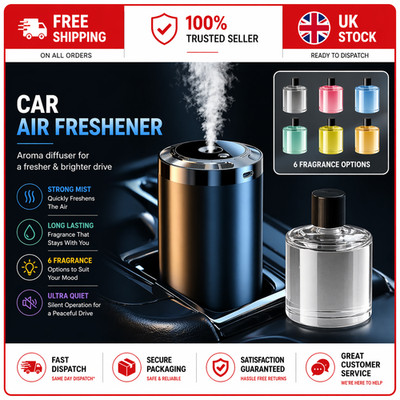 Auto Lufterfrischer Auto Aroma Diffuser Sternenhimmel LED Licht 50ml Duft