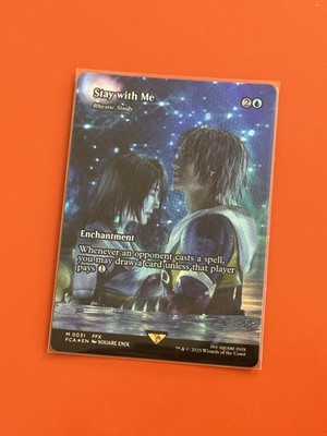 MTG - Rhystic Study / Stay with me - FOIL - NM - Final Fantasy Through the Ages