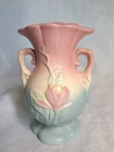 vintage 1940's Hull Art Magnolia pattern vase, USA, 5.25" tall