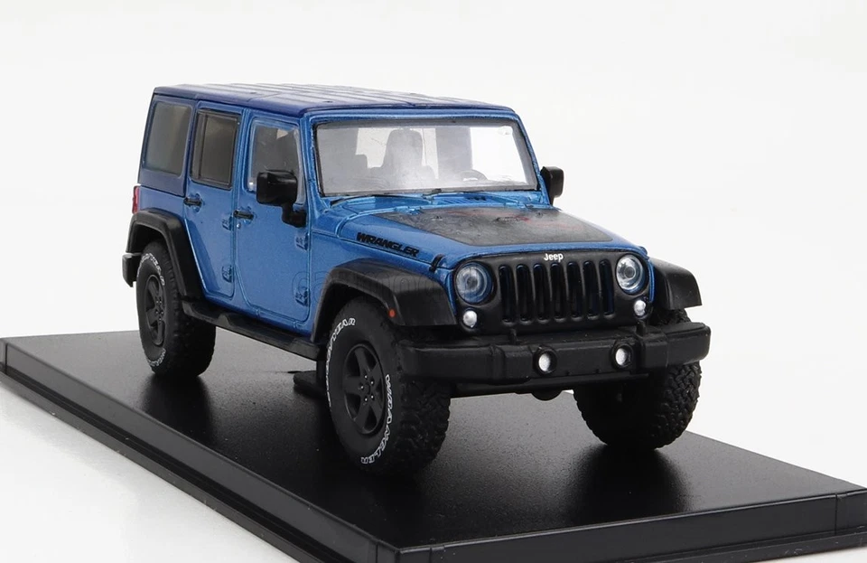 MODELLINO AUTO STATICO GREENLIGHT JEEP WRANGLER UNLIMITED BLACK BEAR 2016 1/43 - Immagine 4 di 4