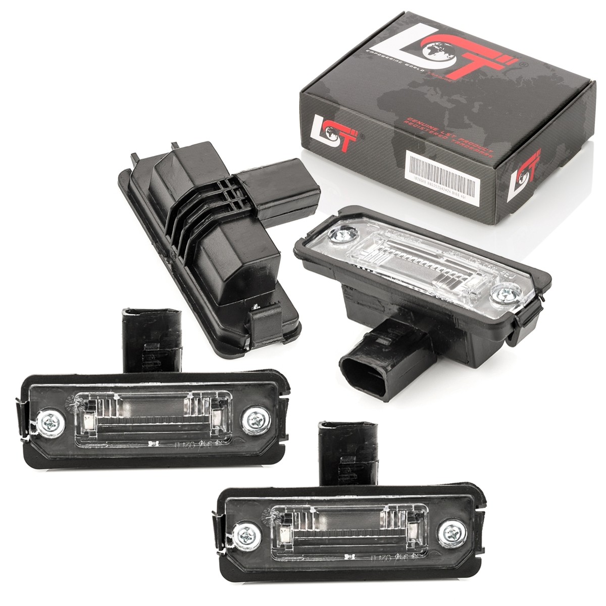 4x Original LST License Plate Light for VW Phaeton 3D 02-12