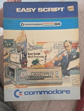 Commodore 64 Easy Script Advanced Word Processor 1983 Original Box  Manual
