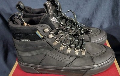 Vans SK8-Hi DR MTE-2 WP Sneaker Boots Black Men Size 7.5 Women 9 New Defects