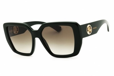Burberry BE4471 42038E Shiny Green/Brown Gradient 54-17-140 Sunglasses New Au...