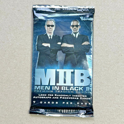 Men in Black 2 (2002) Trading Cards Booster Pack inkworks Will Smith Autogramm?