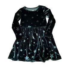 Jumping Beans Embossed Velour Skater Dress Size 5T