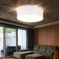 Deckenlampe Deckenleuchte Esszimmerlampe Rund Led Weiß Stufenschalter D 38 Cm