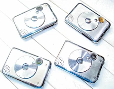 Four (4) of Digital Cameras - Built In battery & Memory - For Parts / Un Branded