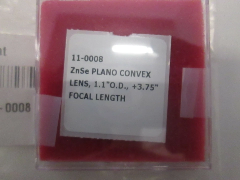 Lente Convexa Coherente, 11-0008, ZnSe Plano, 1/1"O.D., +3,75" Longitud Focal, Nueva Foto 2 de 3