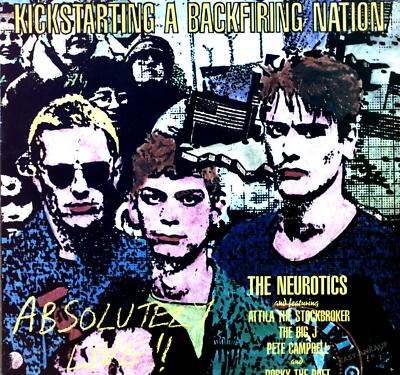 The Neurotics - Kickstarting A Backfiring Nation UK LP 1986 (VG+/VG) .